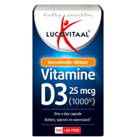 Lucovitaal Vitamine D3 25mcg Capsules