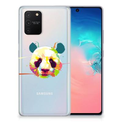 Samsung Galaxy S10 Lite Telefoonhoesje met Naam Panda Color Samsung Galaxy S10 Lite Telefoonhoesje met Naam Panda Color