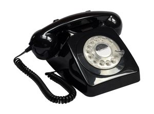 GPO Retro 746ROTARYBLA Telefoon met draaischijf klassiek jaren ‘70 ontwerp