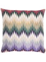 Missoni Home coussin à motif zig-zag - Blanc - thumbnail