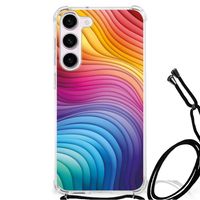 Shockproof Case voor Samsung Galaxy S23 Regenboog - thumbnail