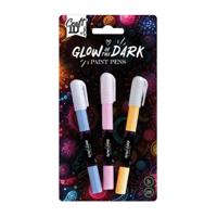 Creative Craft Group Glow in the dark verfpennen - 3st.