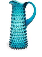 KLIMCHI grande carafe Hobnail en cristal - Bleu - thumbnail