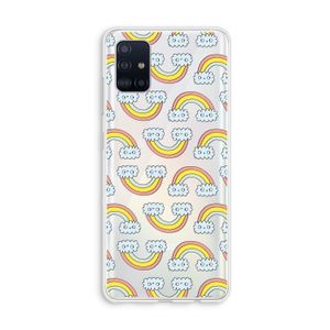 Regenboog: Galaxy A51 4G Transparant Hoesje