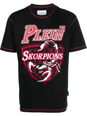 Philipp Plein t-shirt à logo imprimé - Noir