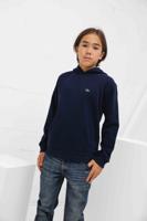 Lacoste Fleece Hoodie Kids Donkerblauw - Maat 140 - Kleur: Donkerblauw | Soccerfanshop