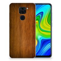 Xiaomi Redmi Note9 Bumper Hoesje Donker Hout