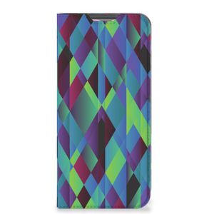 Samsung Galaxy A13 (4G) Stand Case Abstract Green Blue