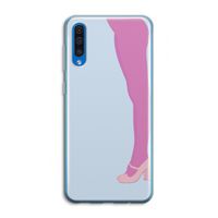 Pink panty: Samsung Galaxy A50 Transparant Hoesje