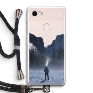 Wanderlust: Pixel 3 Transparant Hoesje met koord