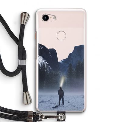 Wanderlust: Pixel 3 Transparant Hoesje met koord