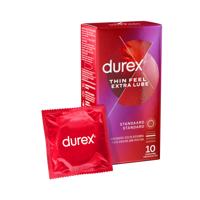 Durex Dunne Gevoel Extra Lube - Condooms - 10 Stuks Durex Dunne Gevoel Extra Lube - Condooms - 10 Stuks