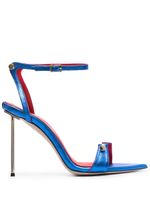 HARDOT sandales 125 mm à détail d'épingle - Bleu