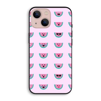 Smiley watermeloenprint: iPhone 13 Biologisch afbreekbaar hoesje