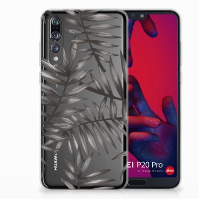 Huawei P20 Pro | TPU Case | Leaves Grey Huawei P20 Pro | TPU Case | Leaves Grey