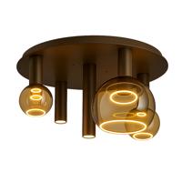Ztahl Plafondlamp Riva 5 lichts Ø 50 cm platinum
