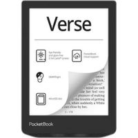 PocketBook Verse e-book reader 8 GB Wifi Zwart, Zilver - thumbnail