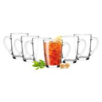 Glasmark Theeglazen/koffie glazen York - transparant glas - 18x stuks - 300 ml