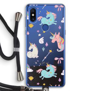 Fantasiewereld: Xiaomi Mi Mix 3 Transparant Hoesje met koord