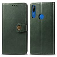 Retro effen kleur lederen gesp mobiele telefoon bescherming lederen draagtas met Lanyard & fotolijstjes & kaartsleuf & portemonnee & beugel functie vo