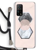 Creatieve toets: Xiaomi Mi 10T 5G Transparant Hoesje met koord