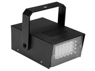 Mini stroboscoop met witte leds 24 leds op batterijen - Velleman