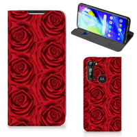 Motorola Moto G8 Power Smart Cover Red Roses - thumbnail