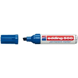 Edding 500 permanent marker 2-7mm schuin blauw