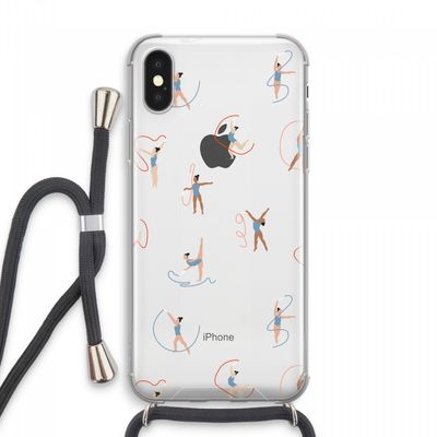 Dancing #3: iPhone XS Max Transparant Hoesje met koord
