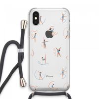 Dancing #3: iPhone XS Max Transparant Hoesje met koord Dancing #3: iPhone XS Max Transparant Hoesje met koord