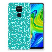 Xiaomi Redmi Note9 Hoesje maken Cracks Blue