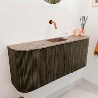 Toiletmeubel Mondiaz Joya Dlux | 103.2 cm | Meubelkleur Shadow | Faye wastafel Arena Wasbak Midden | Zonder kraangat(en) Toiletmeubel Mondiaz Joya Dlux | 103.2 cm | Meubelkleur Shadow | Faye wastafel Arena Wasbak Midden | Zonder kraangat(en)