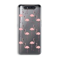 Anything Flamingoes: Samsung Galaxy A80 Transparant Hoesje