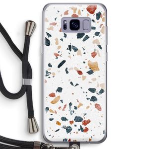Terrazzo N°4: Samsung Galaxy S8 Plus Transparant Hoesje met koord