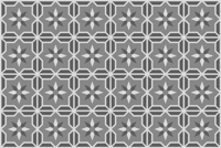 Geometrische grijze achtergrond vinyl vloerkleed keuken