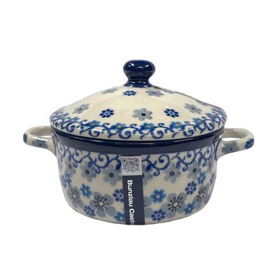 Oven dish with lid - Winter Garden