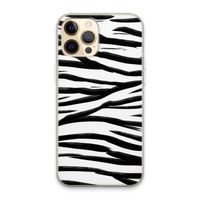 Zebra pattern: iPhone 13 Pro Max Transparant Hoesje