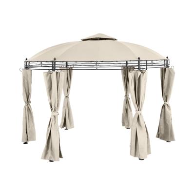 Rond tuinpaviljoen - 3,5 m - 180 g/m² - crème