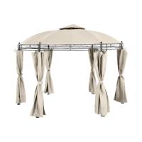 Rond tuinpaviljoen - 3,5 m - 180 g/m² - crème