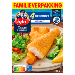 2e halve prijs | Iglo Ocean Cuisine Crispino 300g Aanbieding bij Jumbo