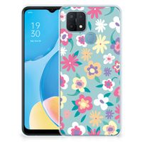 OPPO A15 TPU Case Flower Power - thumbnail