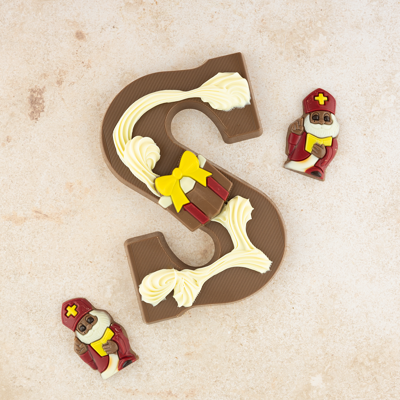 Luxe Chocoladeletter S Melk (225 gram)