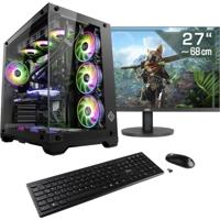 CSL Computer All-in-One PC Gaming PC M12000H 68.6 cm (27 inch) WQHD Intel® Core™ Ultra 7 265KF 32 GB RAM 2000 GB SSD Nvidia GeForce RTX 5070 Ti 16 GB GDDR7