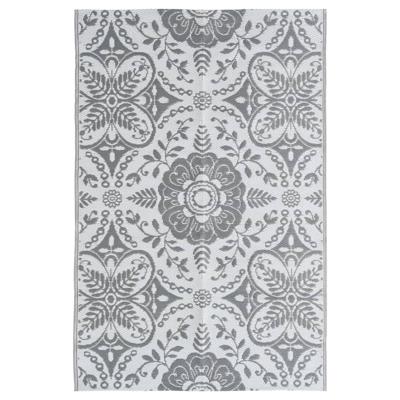 VidaXL Buitenkleed arakil 120x180 cm pp lichtgrijs