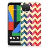 Google Pixel 4 | TPU bumper | Zigzag Multi Color