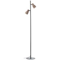 Brilliant Design vloerlampCadiz zwart met brons - 60116/76