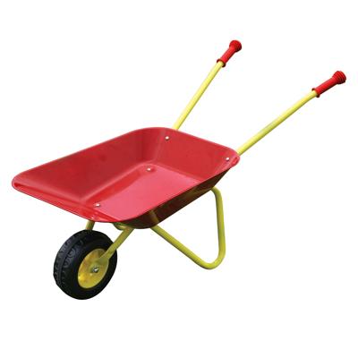 Playfun Metalen kruiwagen rood