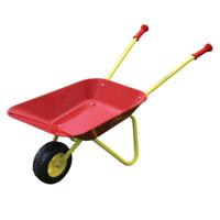 Playfun Metalen kruiwagen rood
