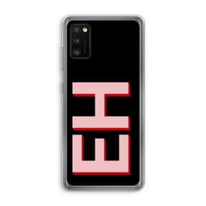 Monogram: Samsung Galaxy A41 Transparant Hoesje