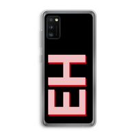 Monogram: Samsung Galaxy A41 Transparant Hoesje